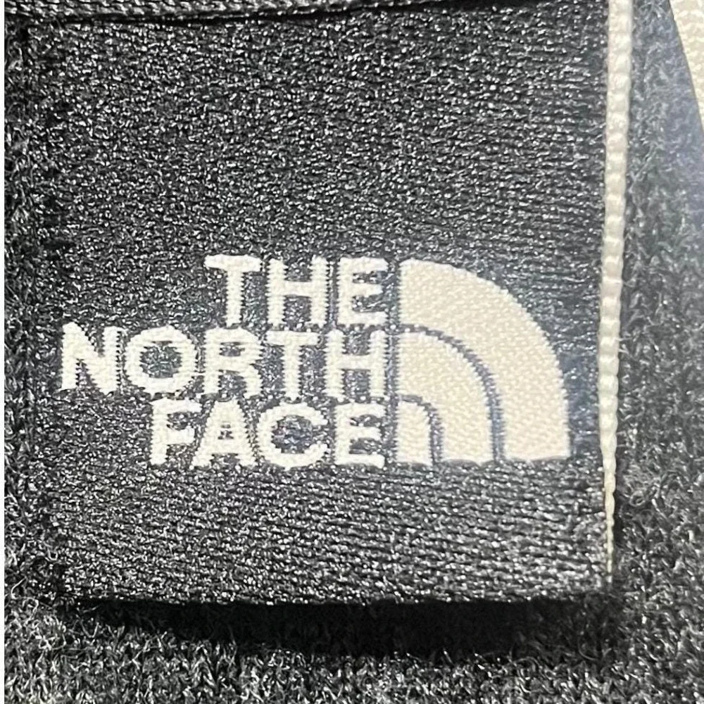 VTG North Face Gray Star Tribal‎ Pattern 1/4 Zip Pull Over Sherpa Fleece USA XL